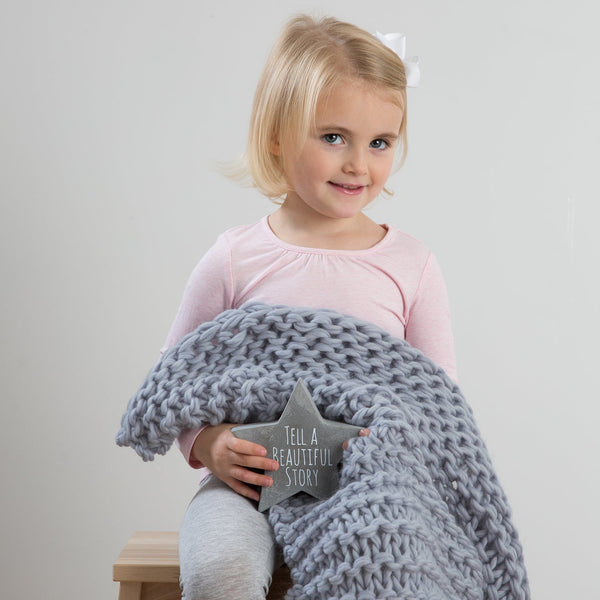 Amias Baby Blanket Knitting Kit - Wool Couture