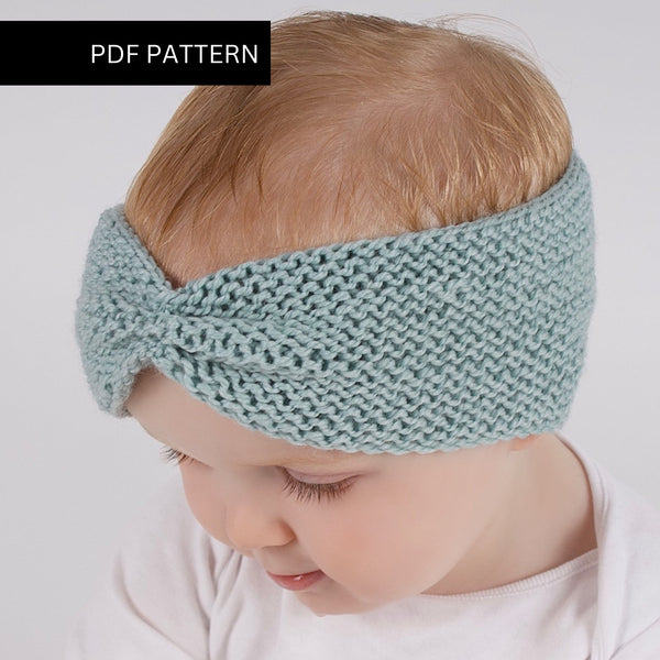 Baby Headbands Knitting Pattern PDF - Wool Couture