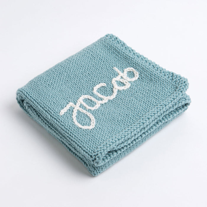 Baby Name Blanket Knitting Kit - Wool Couture