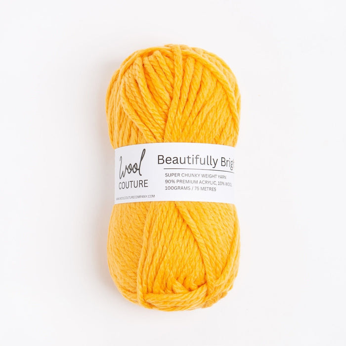 Beautifully Bright Chunky Yarn 100g Ball - Wool Couture