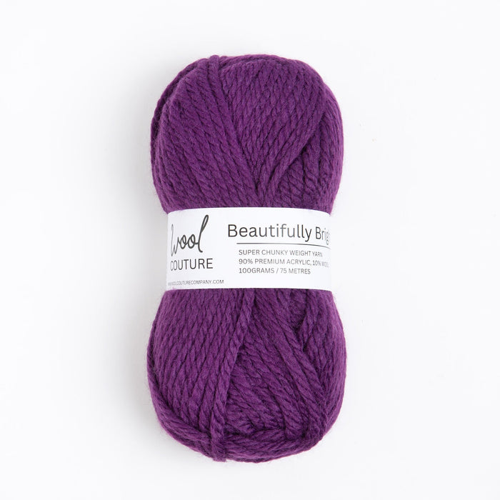 Beautifully Bright Chunky Yarn 100g Ball - Wool Couture