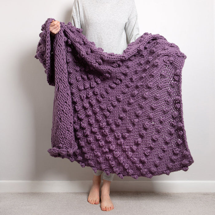 Big Bobble Blanket Knitting Kit - Wool Couture