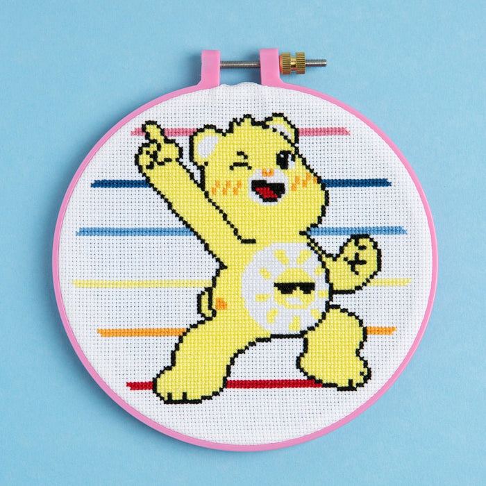 Care Bears Funshine Bear Cross Stitch Kit - Wool Couture