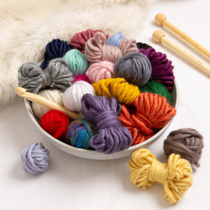 Cheeky Chunky Merino Remnants Yarn | 200g + 500g Bags - Wool Couture