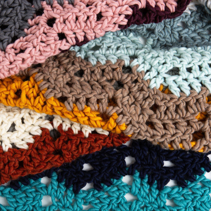 Chevron Blanket Crochet Kit - Wool Couture