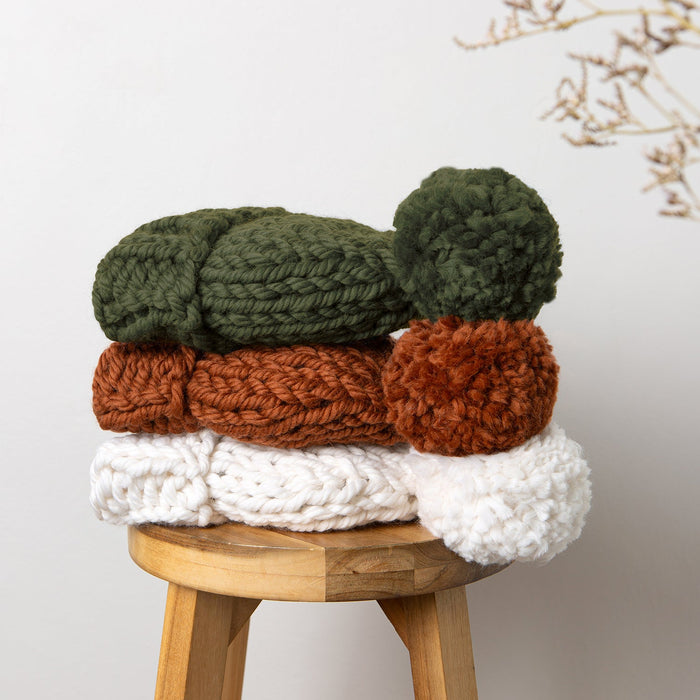 Chunky Hat Knitting Kit - Wool Couture