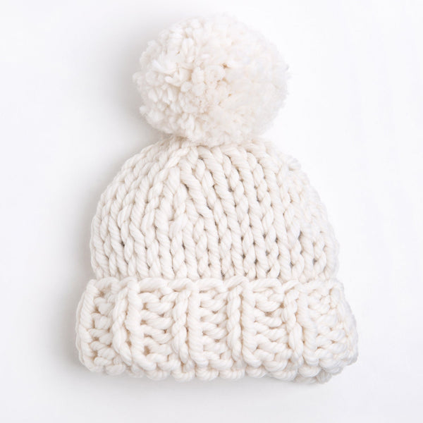 Chunky Hat Knitting Kit - Wool Couture