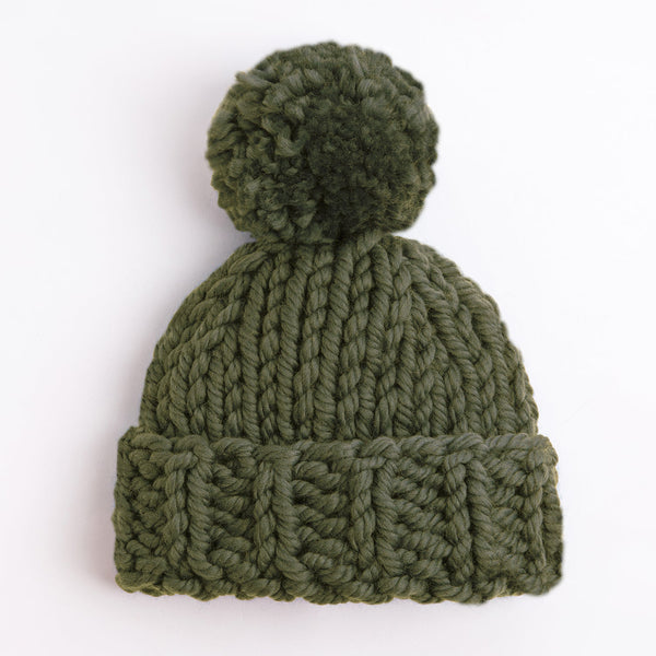 Chunky Winter Hat Knitting Kit - Wool Couture