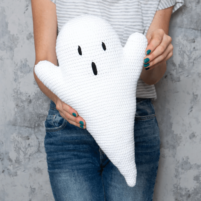 Crochet PDF Pattern - Halloween Ghost - Wool Couture