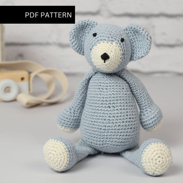 Crochet PDF Pattern - Peter The Teddy Bear - Wool Couture