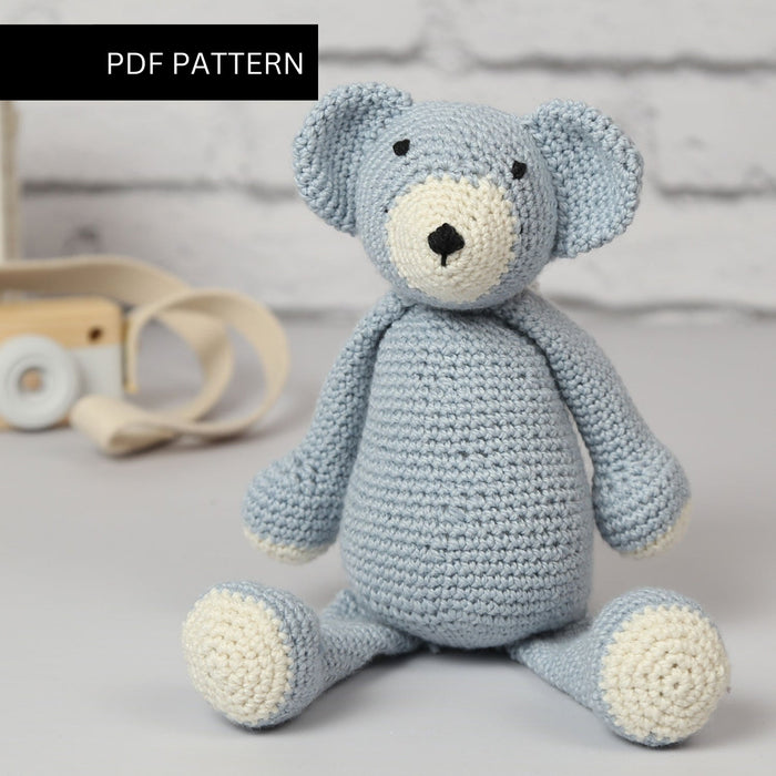 Crochet PDF Pattern - Peter The Teddy Bear - Wool Couture