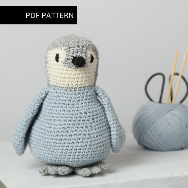 Crochet PDF Pattern - Poppy The Penguin - Wool Couture