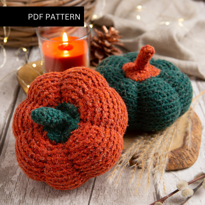 Crochet PDF Pattern - Pumpkin Duo - Wool Couture