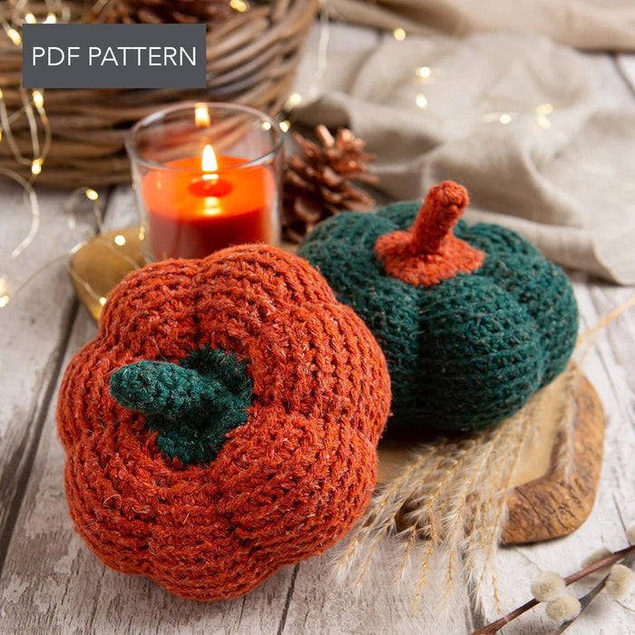 Crochet PDF Pattern - Pumpkin Duo - Wool Couture