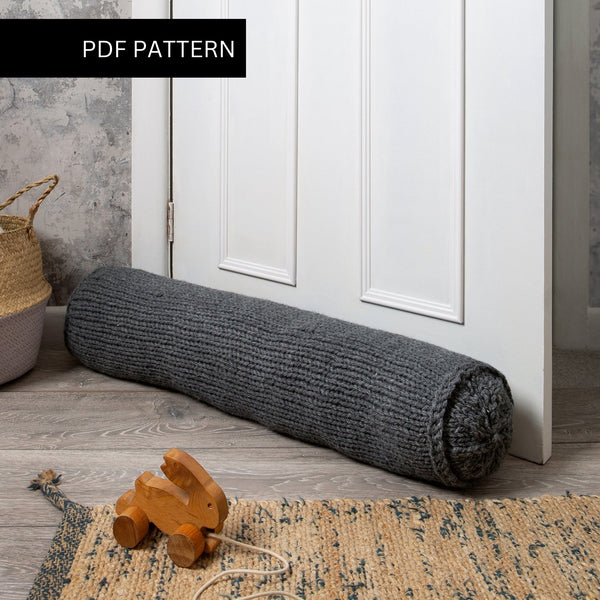 Draught Excluder Knitting PDF Pattern - Wool Couture