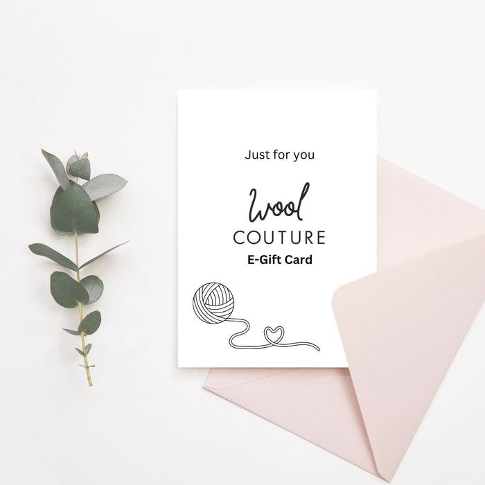 E - Gift Card - Wool Couture