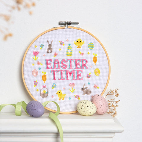 Easter Time Cross Stitch Kit - 12 Days of Easter - Wool Couture