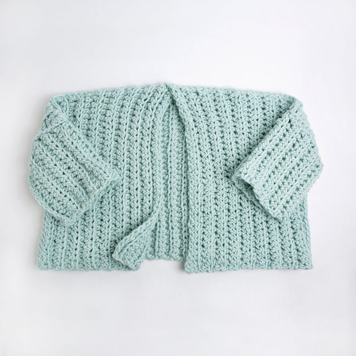 Easy Peasy Chunky Cardigan Crochet Kit - Wool Couture