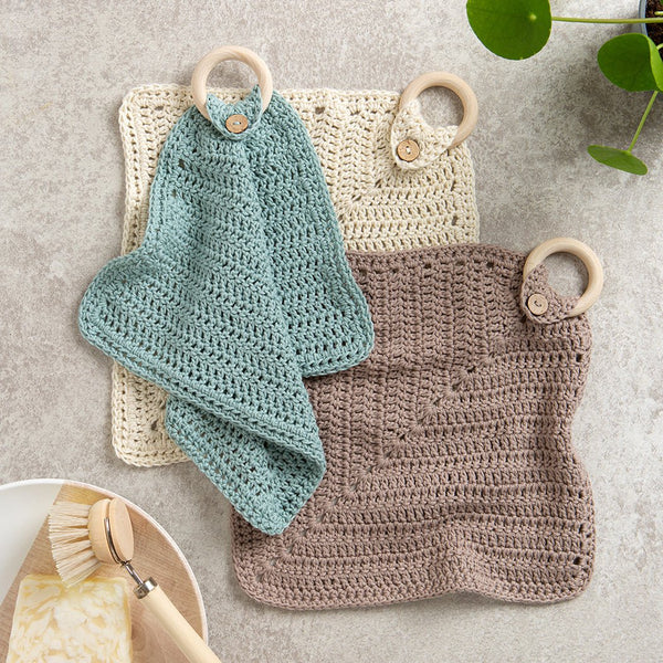 Eco Dish Cloth Crochet Kit - Wool Couture
