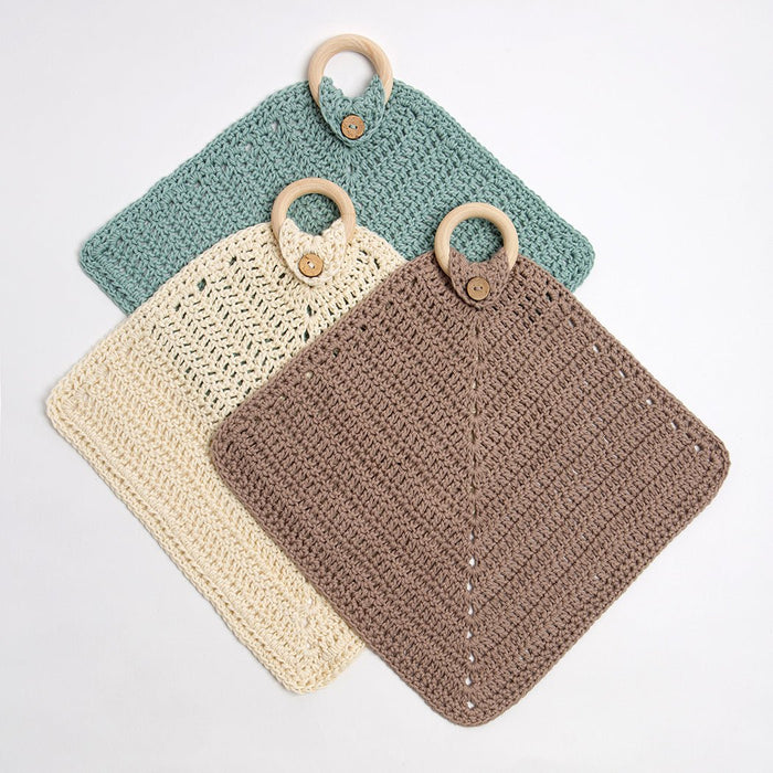 Eco Dish Cloth Crochet Kit - Wool Couture