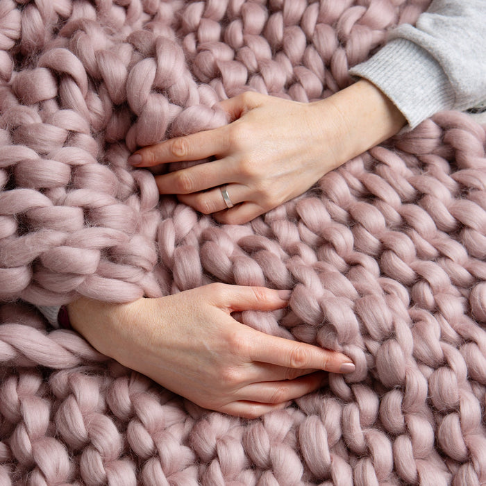 Giant yarn blanket kit sale