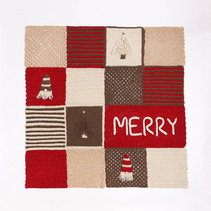 Gonk Christmas Blanket Crochet Kit - Wool Couture