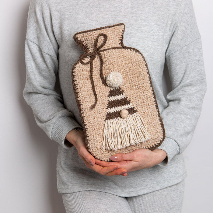 Gonk Hot Water Bottle Cover Crochet Kit - Wool Couture