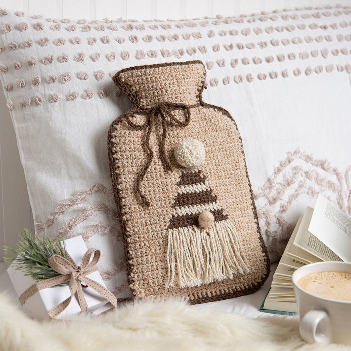 Gonk Hot Water Bottle Cover Crochet Kit - Wool Couture