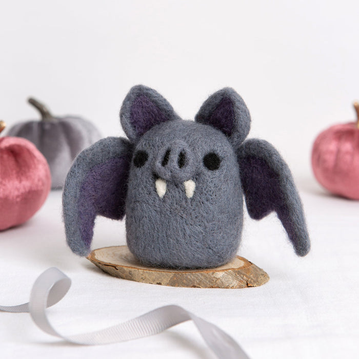 Halloween Bat Needle Felting Kit - Wool Couture