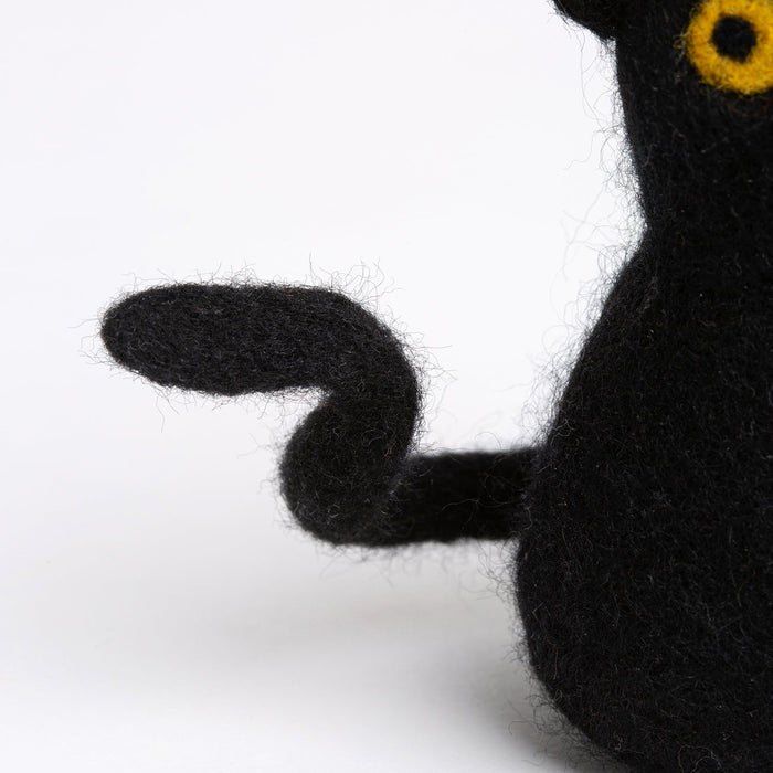 Halloween Cat Needle Felting Kit - Wool Couture