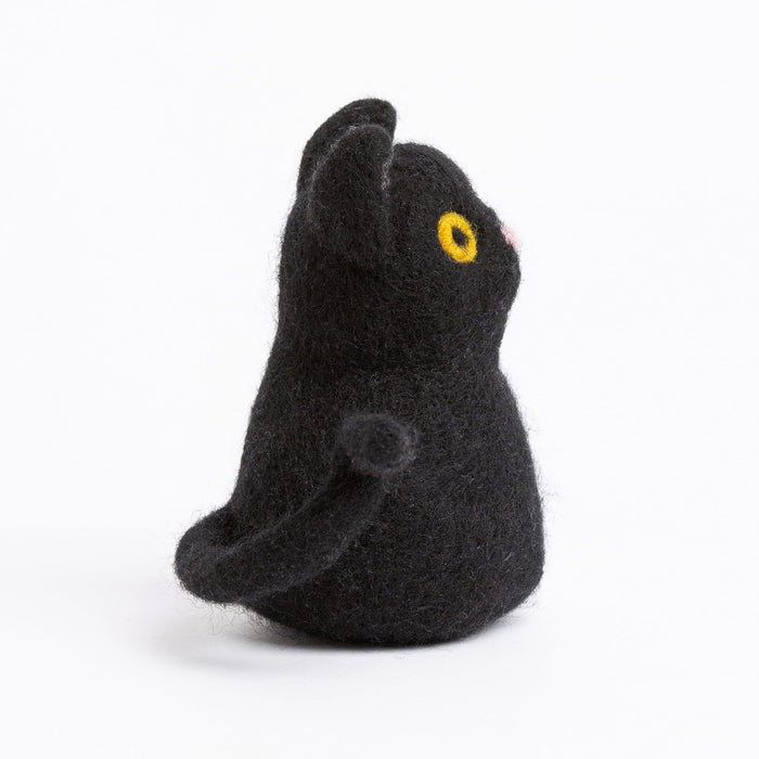 Halloween Cat Needle Felting Kit - Wool Couture