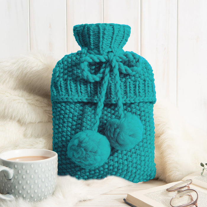 Hot Water Bottle Cover Knitting Kit - Wool Couture