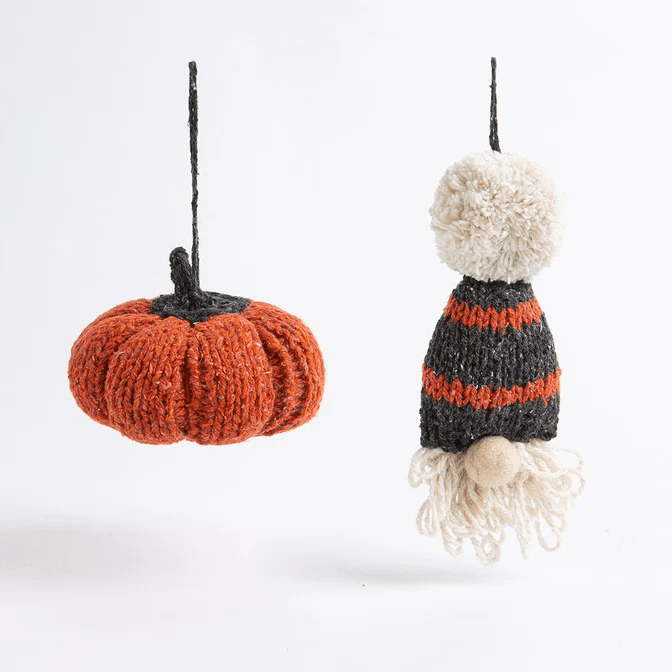 Knitting PDF Pattern - Halloween Garland & Baubles - Wool Couture