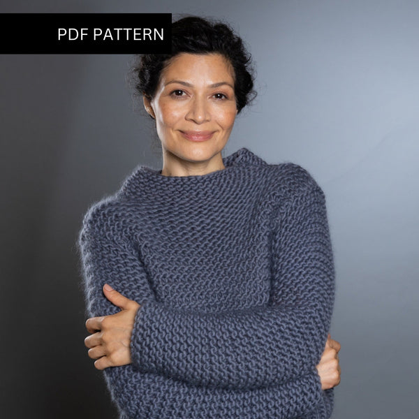 Lucinda Jumper Knitting PDF Pattern - Wool Couture