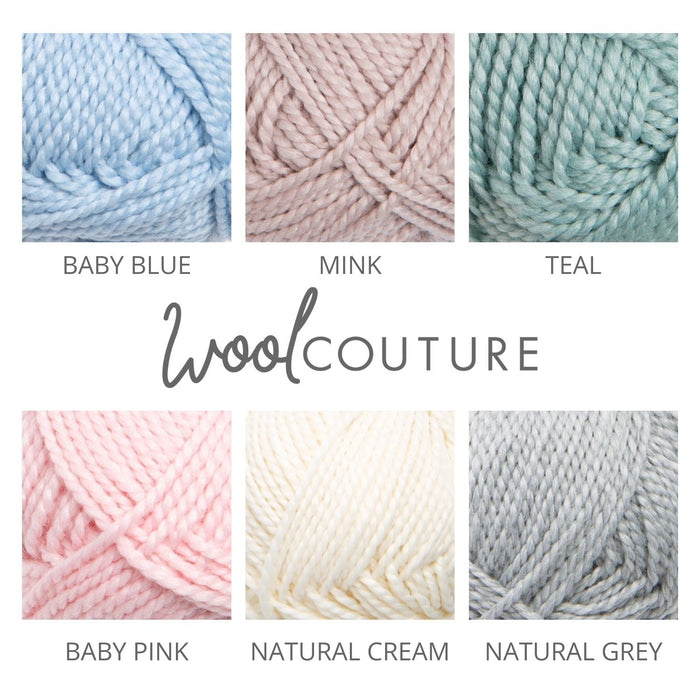 Mabel Baby Blanket Knitting Kit - Wool Couture