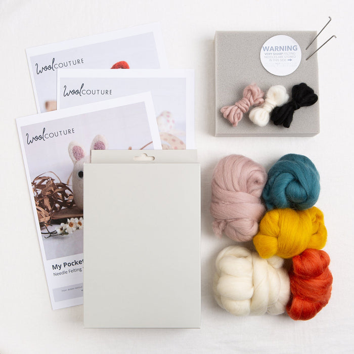 My Pocket Heart Needle Felting Kit - Wool Couture