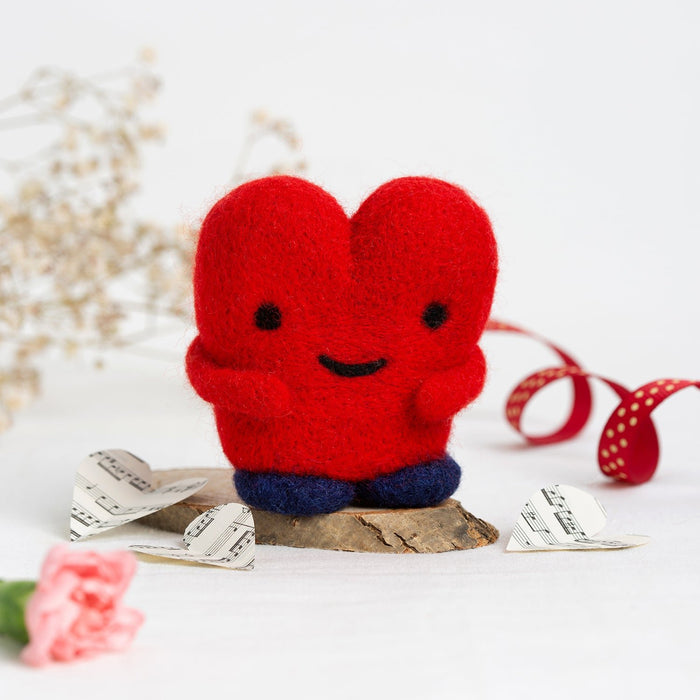 My Pocket Heart Needle Felting Kit - Wool Couture