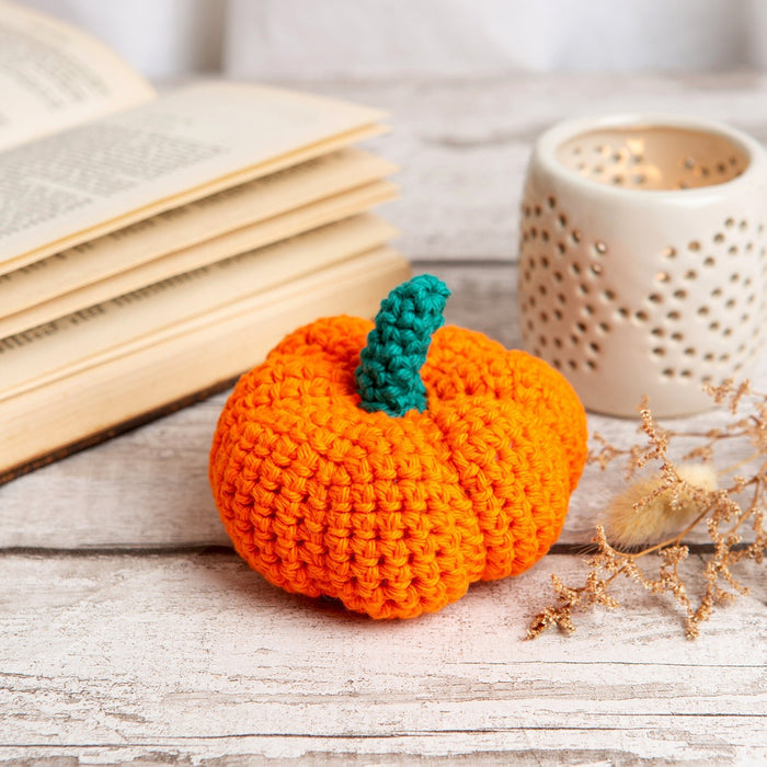 My Pocket Pumpkin Crochet Kit - Wool Couture