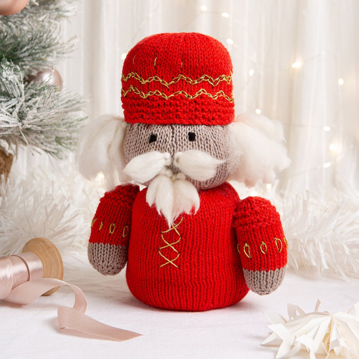 Noel Nutcracker Christmas Knitting Kit - Wool Couture