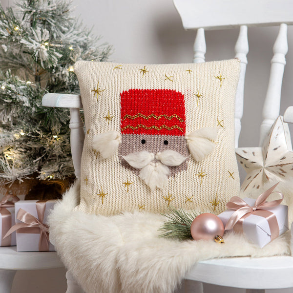 Nutcracker Cushion Cover Knitting Kit - Wool Couture