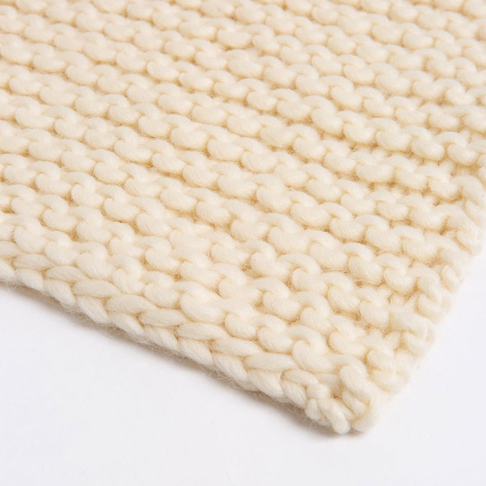 Nyssa Blanket Cream Ready Made Sample - Wool Couture