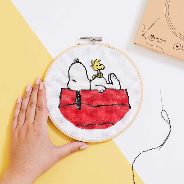 Peanuts: Nap Cross Stitch Kit - Wool Couture