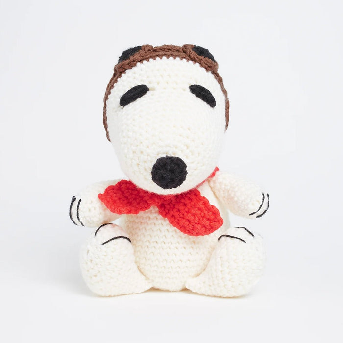 Peanuts: Pilot Snoopy Amigurumi Crochet Kit - Wool Couture