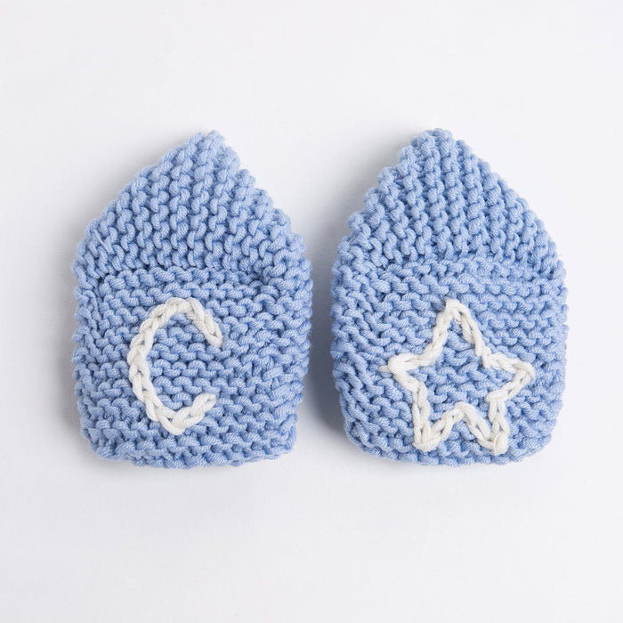 Personalised Baby Booties Knitting Kit - Wool Couture