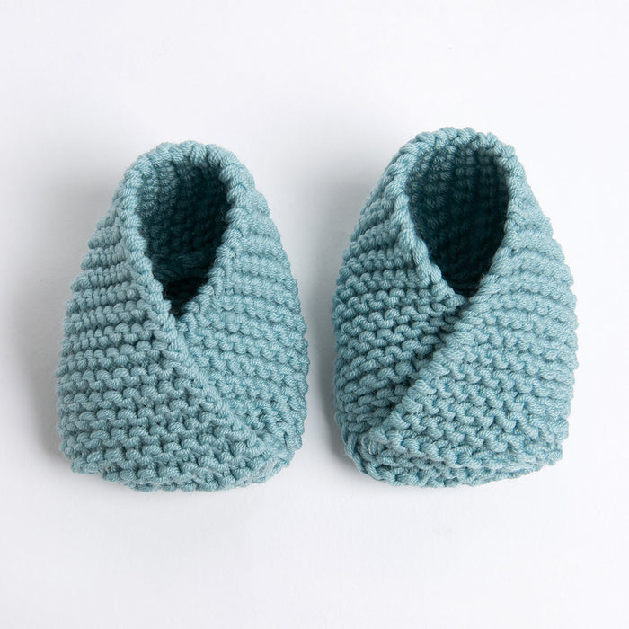 Personalised Baby Booties Knitting Kit - Wool Couture