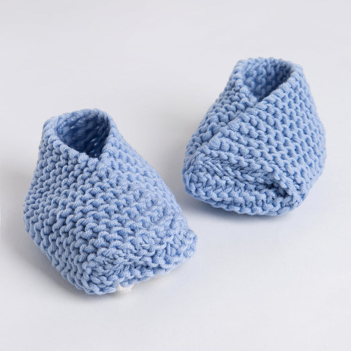 Personalised Baby Booties Knitting Kit - Wool Couture