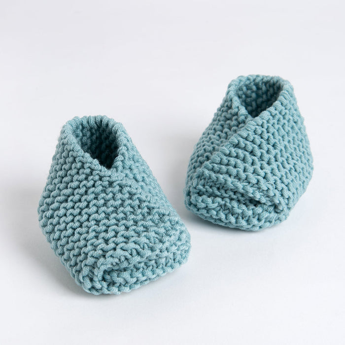 Personalised Baby Booties Knitting Kit - Wool Couture