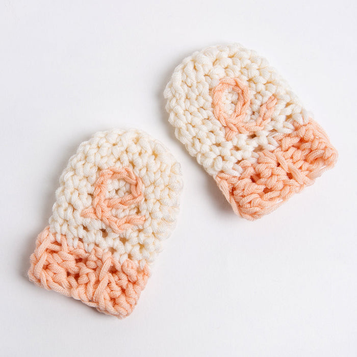 Personalised Baby Hat and Mittens Crochet Kit - Wool Couture