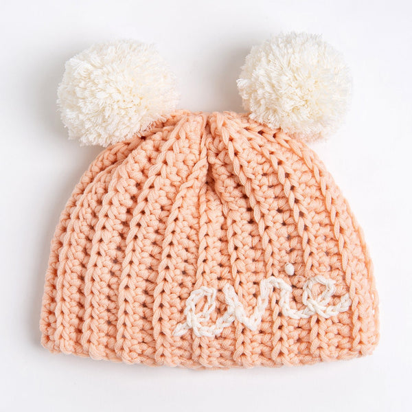 Personalised Baby Hat and Mittens Crochet Kit - Wool Couture