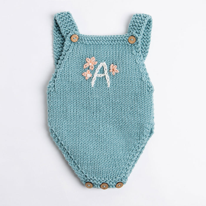 Personalised Baby Romper Knitting Kit - Wool Couture